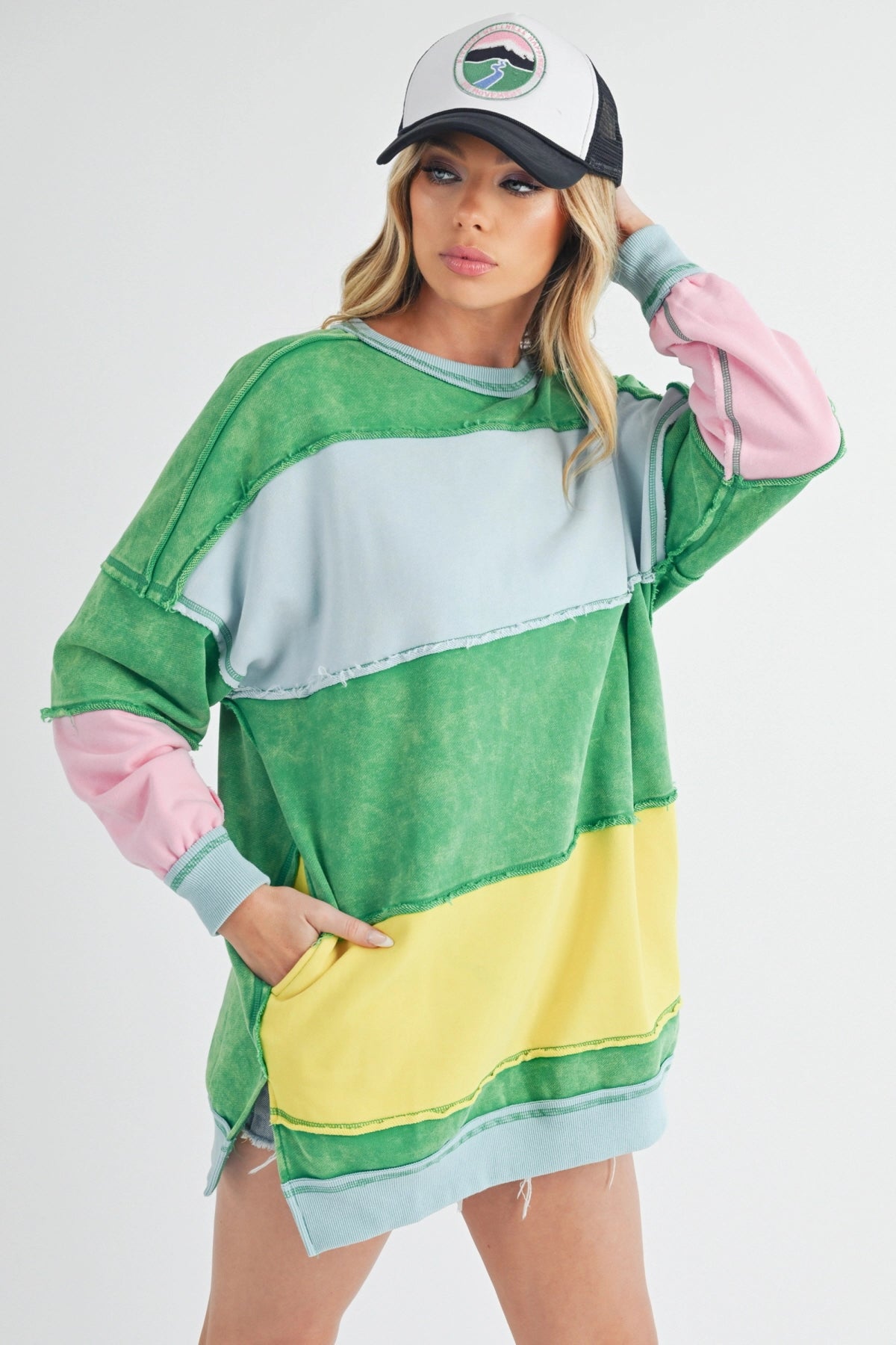 Ottavia Color Block Rugby Sweatshirt – Salt & Fox